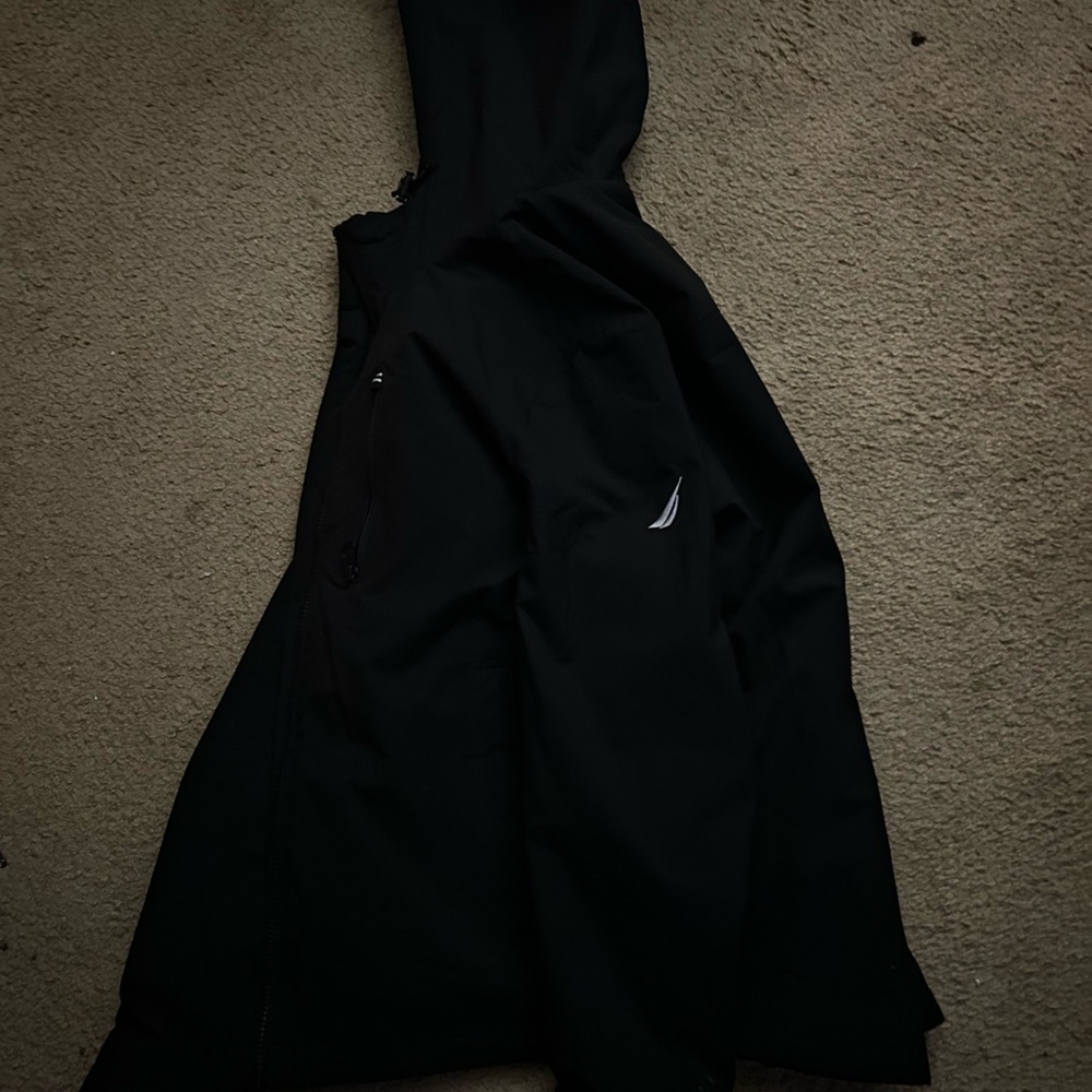 Nautica Men's Black Raincoat